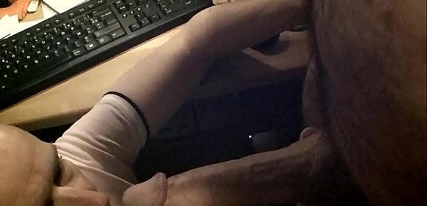  Overtime Office Work - Cum Feeding The Office Whore